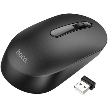 Мишка HOCO GM14 Wireless Mouse Black 8 фото